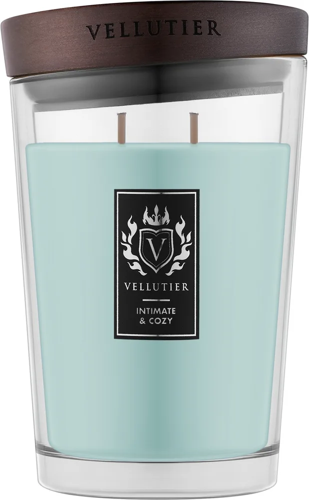 Vellutier Intimate & Cozy / Свеча в стекле, ромашка, зелёный чай и ваниль