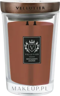 Vellutier Gentlemens Lounge / Свеча в стекле, бергамот, лаванда и кожа
