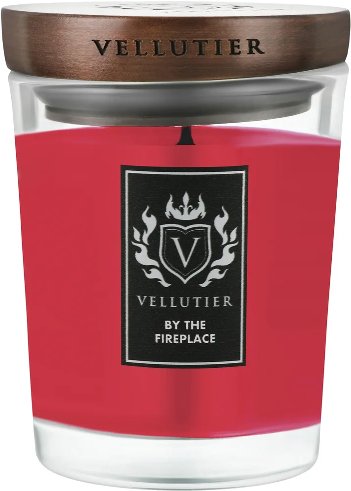 Vellutier By The Fireplace / Свеча в стекле, имбирь, корица и ваниль