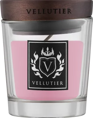 Vellutier Rosy Cheeks / Свеча в стекле, бергамот, роза и фиалка