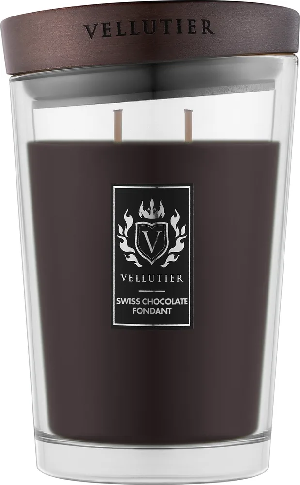 Vellutier Swiss Chocolate Fondant / Свеча в стекле, какао, ваниль и мёд