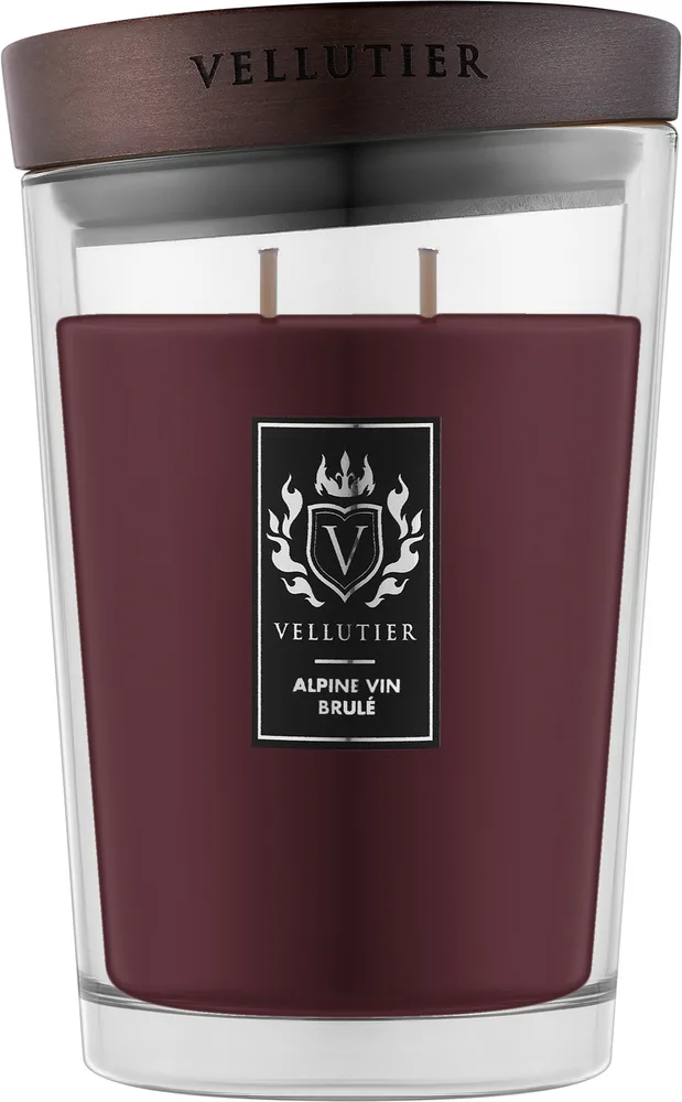 Vellutier Alpine Vin Brule / Свеча в стекле, глинтвейн, корица и апельсин