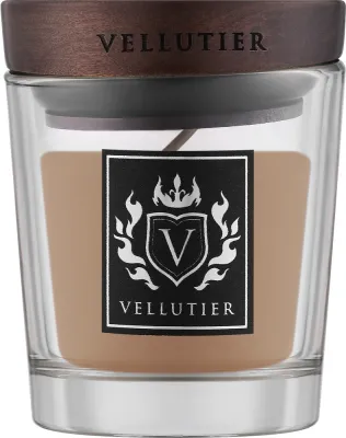 Vellutier Wild Cedar Tree / Свеча в стекле, кедр, шафран и кардамон