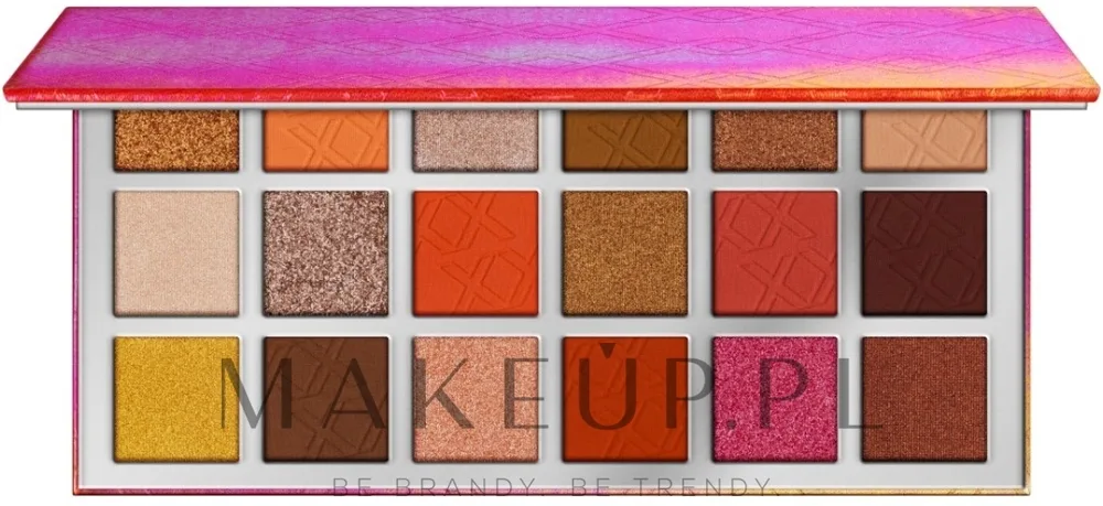 Палетка теней для век XX Revolution Luxx Bitter Peach Shadow Palette 18 оттенков
