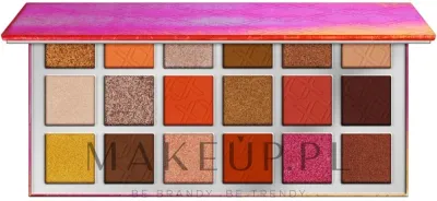 Палетка теней для век XX Revolution Luxx Bitter Peach Shadow Palette 18 оттенков