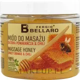 Мёд для массажа тела Fergio Bellaro Massage Honey сладкий апельсин и чили 160 г — фото 1