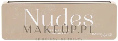 Палетка теней для век Magic Studio Naked Essential Collection Eyeshadow 12 оттенков