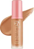 Тональная основа W7 Foundation It's Glow Time сияющая увлажняющая, 30 мл, оттенок Amber Glow — фото 1