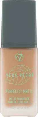 Тональная основа W7 Very Vegan Make-up base Perfectly Matte матирующая веганская, 32 мл