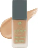 Тональная основа W7 Very Vegan Make-up base Perfectly Matte матирующая веганская, 32 мл, оттенок Fresh Beige — фото 1