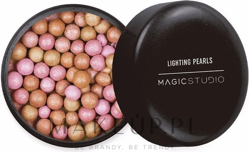 Румяна для лица Magic Studio Lighting Pearls для сияющего и естественного цвета лица, 52 г