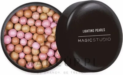 Румяна для лица Magic Studio Lighting Pearls для сияющего и естественного цвета лица, 52 г