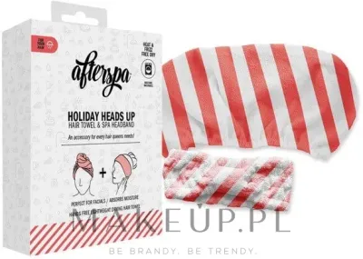 Набор AfterSpa Holiday Head Up полотенце-тюрбан для волос и повязка для волос