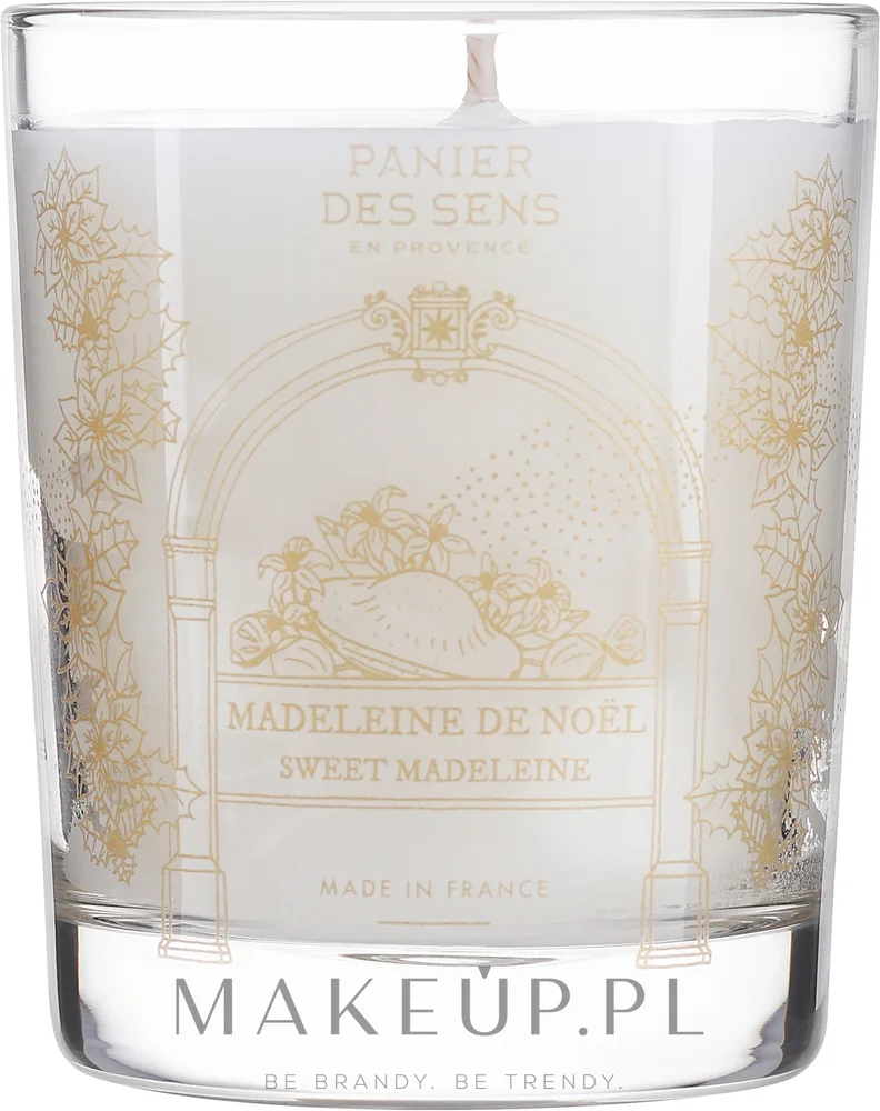 Panier des Sens Sweet Madeleine / Свеча в стекле, миндаль, карамель и ваниль, 180 г