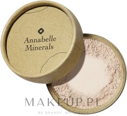 Матирующая пудра для лица Annabelle Minerals Powder минеральная, сменный блок, миниформат, 4 г, оттенок Golden Fairest