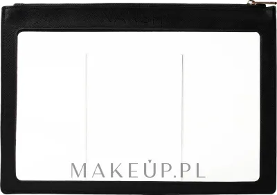 Косметичка Nanshy Clear прозрачная ПВХ черная 29х20 см