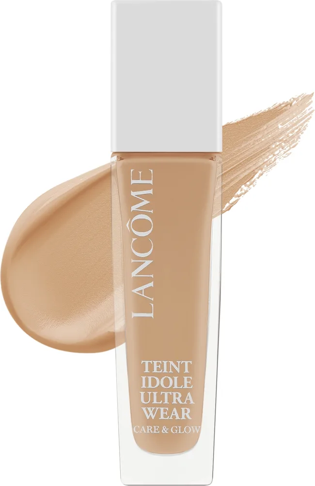 Тональный флюид Lancome Teint Idole Ultra Wear Care & Glow сияющий ухаживающий, 30 мл, оттенок 305N