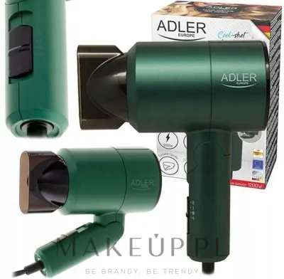 Фен Adler AD-2265 бирюзовый 1200 Вт со складной ручкой
