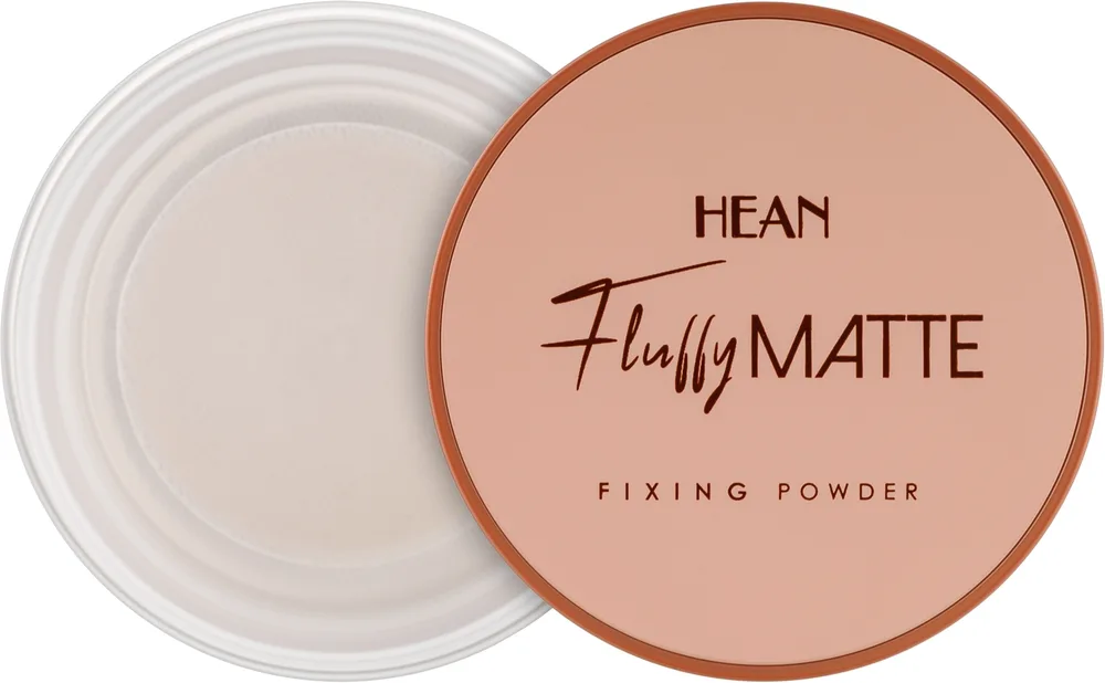 Матирующая пудра Hean Fluffy Matte Fixing Powder рассыпчатая фиксирующая, 7,5 г