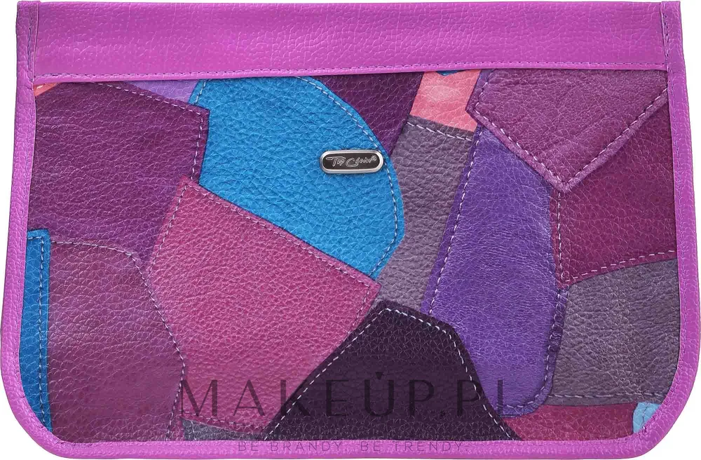 Косметичка Top Choice Patchwork 94453 экокожа сиреневая 29х19,5х10 см