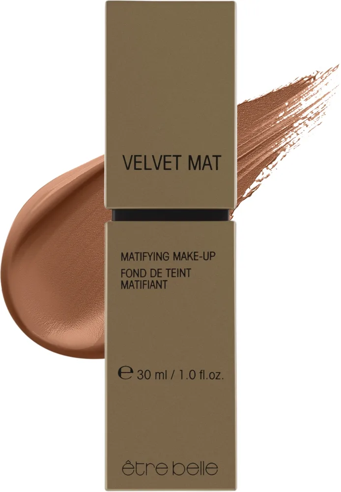 Тональная основа Etre Belle Velvet Mat Make-Up матирующая бархатистая SPF 10, 30 мл, оттенок 02