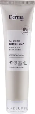 Мыло для интимной гигиены Derma Eco Balancing Intimate Soap без отдушки, 150 мл