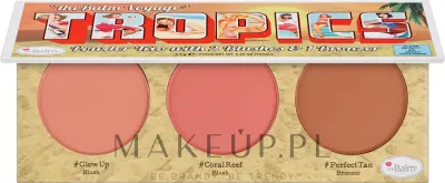 Палетка румян и бронзера TheBalm Voyage Tropics Powder Trio