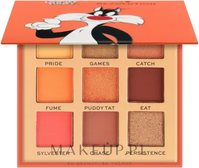 Палетка теней для век I Heart Revolution Looney Tunes Sylvester Shadow Palette 9 оттенков