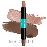NYX Professional Makeup Kredka do konturowania 2 w 1 - Бронзер для лица NYX Wonder Stick Dual Face Highlight & Contour, оттенок 03 - Light Medium — фото 1