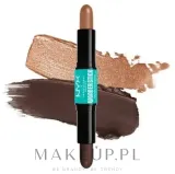 NYX Professional Makeup Kredka do konturowania 2 w 1 - Бронзер для лица NYX Wonder Stick Dual Face Highlight & Contour, оттенок 07 - Deep — фото 1