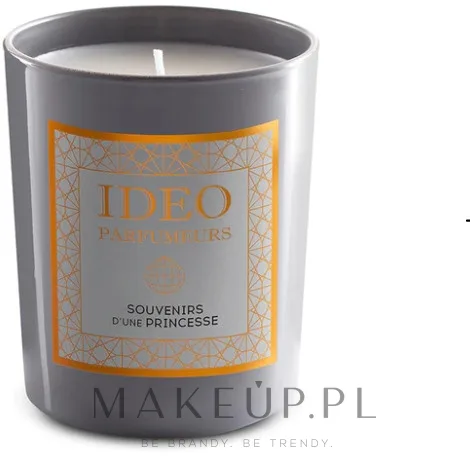 Ideo Parfumeurs Souvenirs D'Une Princesse / Свеча в стекле, цветок апельсина, 180 г