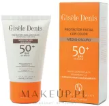 Крем для лица Gisele Denis Color Facial Sunscreen SPF 50 Medium Dark тонирующий 40 мл — фото 1