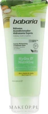 Экспресс-увлажняющий кондиционер для волос Babaria Hydra & Nutritive Conditioner, 200 мл