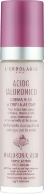 Крем для лица L'Erbolario Hyaluronic Acid ночной против морщин 50 мл
