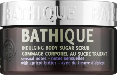 Сахарный скраб для тела Bathique Indulging с экстрактом лимонника, 250 г