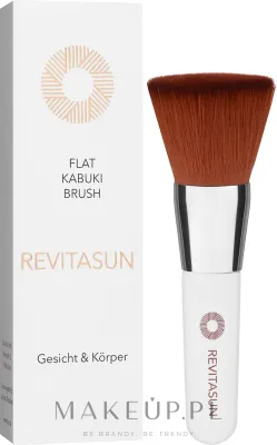 Плоская кисть кабуки для автозагара Revitasun Flat Kabuki Brush из мягкого ворса