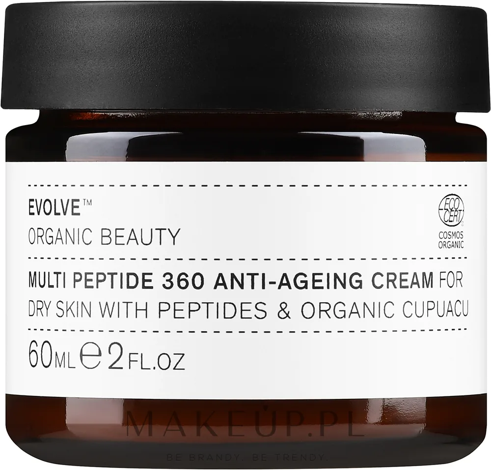 Крем для лица Evolve Organic Beauty Age Defying Multi Peptide с маслом купуасу 60 мл