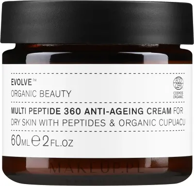 Крем для лица Evolve Organic Beauty Age Defying Multi Peptide с маслом купуасу 60 мл