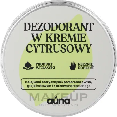 Натуральный крем-дезодорант с цитрусовым ароматом Auna