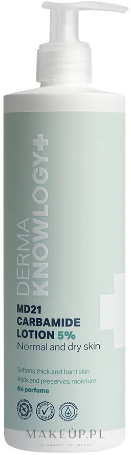 DermaKnowlogy MD21 Carbamide Lotion 5% — бальзам для тела с мочевиной 5% для нормальной и слегка сухой кожи, 400 мл