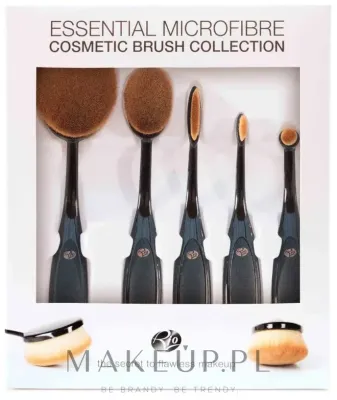 Rio-Beauty Rio Essential - Набор кистей для макияжа Rio Essential 5 шт. из микрофибры