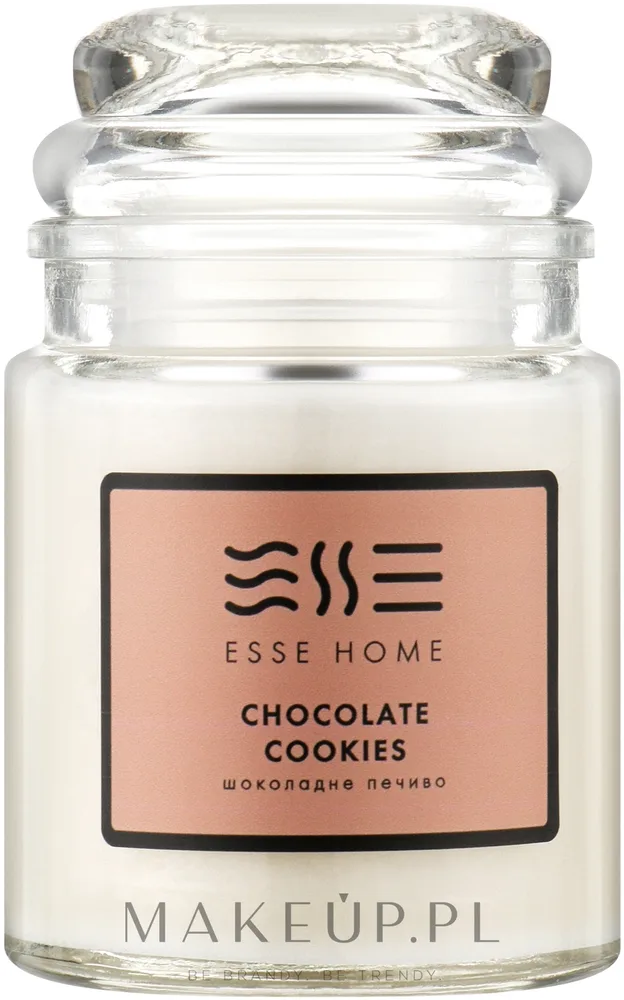 Esse Home Chocolate Cookies / Свеча в стекле, корица, кофе и сливки, 150 г