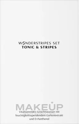 Набор Wonderstripes Starter тоник для лица и силиконовые патчи-полоски для век 100 мл+84 шт