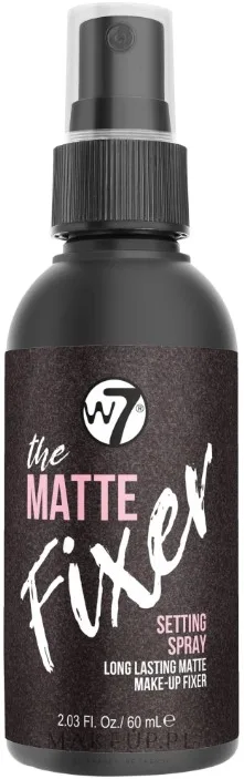 Спрей для фиксации макияжа W7 The Matte Fixer Setting Spray