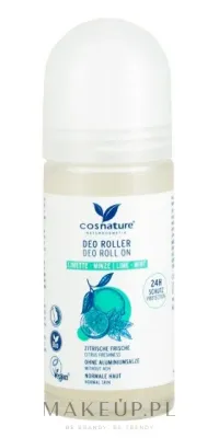 Дезодорант-ролик Cosnature Deo Roller с экстрактами лайма и мяты, 50 мл