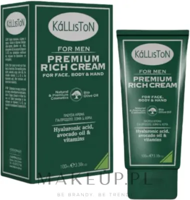 Крем для лица, тела и рук Kalliston Men Premium Rich универсальный 100 мл