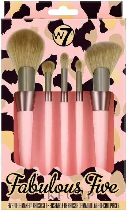 Набор кистей для макияжа W7 Fabulous Five Brush Set 5 шт