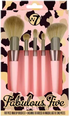 Набор кистей для макияжа W7 Fabulous Five Brush Set 5 шт