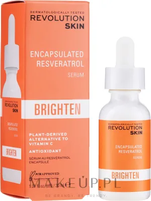 Осветляющая сыворотка для лица Revolution Skincare с инкапсулированным ресвератролом антиоксидант 30 мл