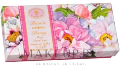 Saponificio Artigianale Fiorentino Saponificio Artigianale Fiorentino Peony (soap/3x125g) - Набор натурального мыла Saponificio Fiorentino Peony ручной работы с ароматом пиона 3x125 г